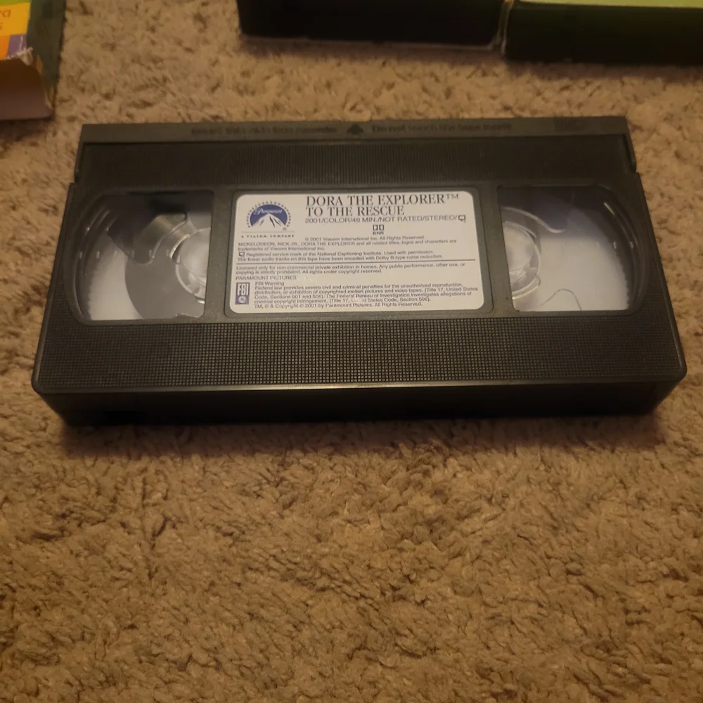 Kids VIDEO Dora The Explorer VHS BUNDLE vintage